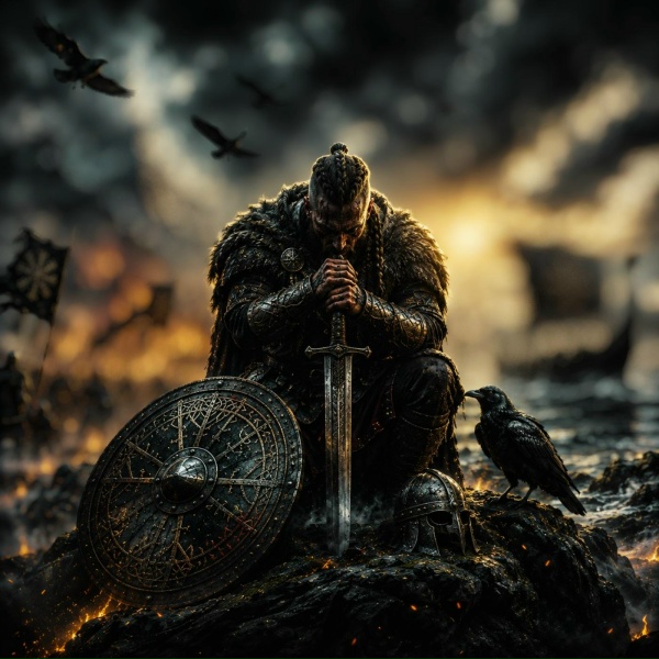 Обложка: Songs of Valhalla - Shield Wall (Viking music)