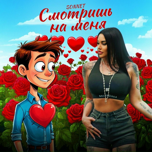 Обложка: SONNET - Смотришь на меня