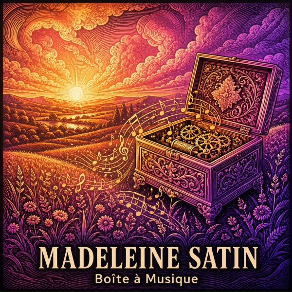 Обложка: Madeleine Satin, Deep House - Ralentit Doucement