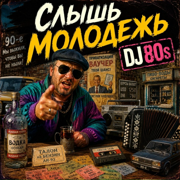 Обложка: DJ80s - Слышь молодежь