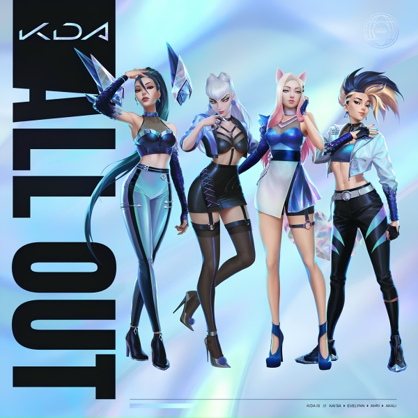 Обложка: K/DA, i-dle, Wolftyla, Bea Miller, League of Legends - THE BADDEST