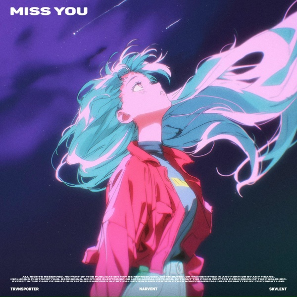 Обложка: TRVNSPORTER, Narvent, SKVLENT - Miss You (Slowed)