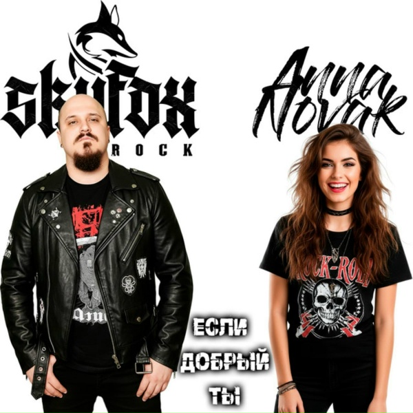 Обложка: SKYFOX ROCK, Anna Novak - Если добрый ты