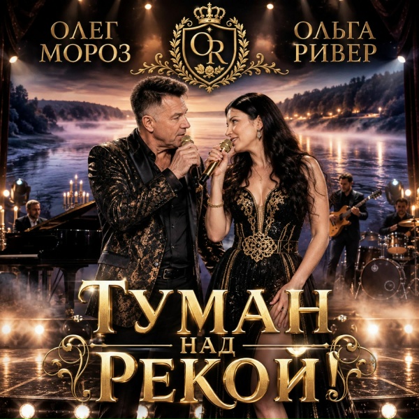 Обложка: ОЛЬГА РИВЕР, Олег Мороз - ТУМАН НАД РЕКОЙ !