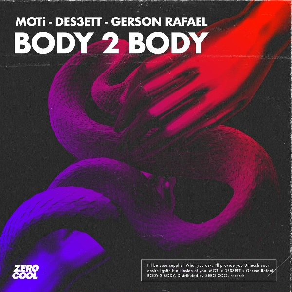Обложка: MOTi x DES3ETT x Gerson Rafael - Body 2 Body