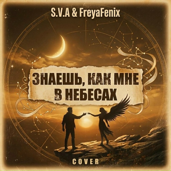 Обложка: S.V.A, FreyaFenix - Знаешь как мне в небесах