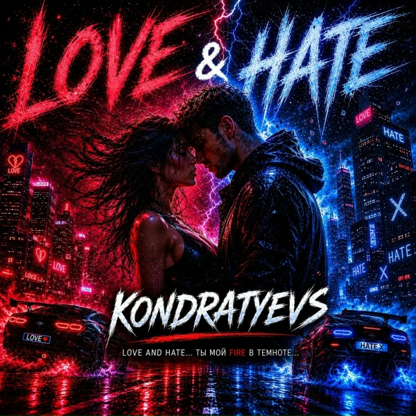 Обложка: KONDRATYEVS - Love & Hate