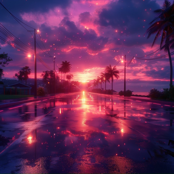 Обложка: SK Austen - Purple Horizon