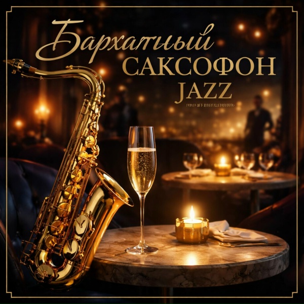 Обложка: Бархатный Саксофон Jazz - Джаз саксофон для кафе вечер