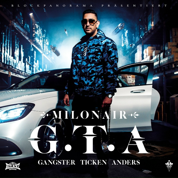 Обложка: Milonair feat. Haftbefehl, Joker Bra - GLITZA
