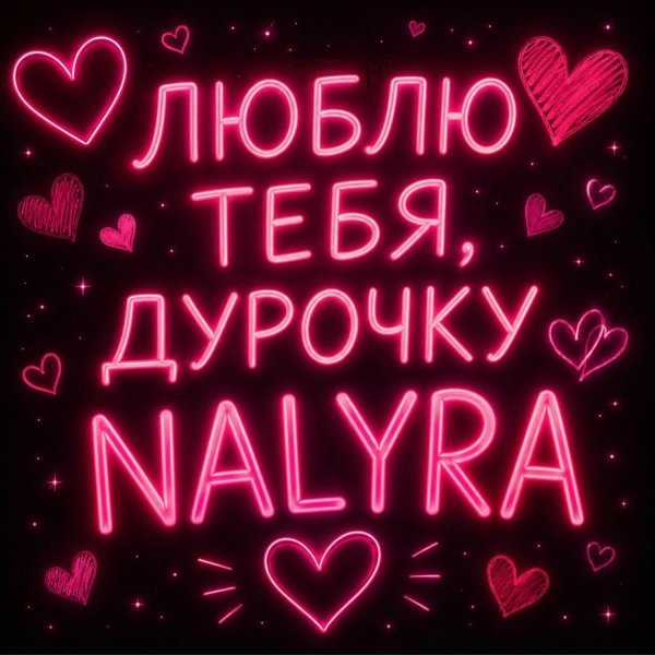 Обложка: NALYRA feat. RUSLAN MUSTAFIN - Люблю тебя, дурочку