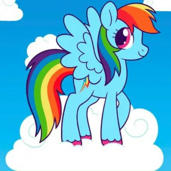 Обложка: laydownrot - rainbow dash