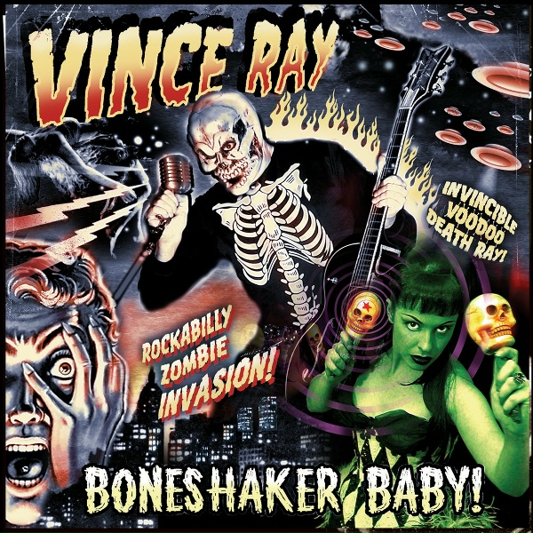 Обложка: Vince Ray & The Boneshakers - Hillbilly Hellcats