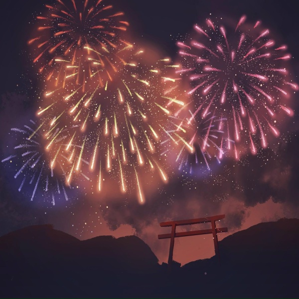 Обложка: 羽肿 - 花火が瞬く夜に