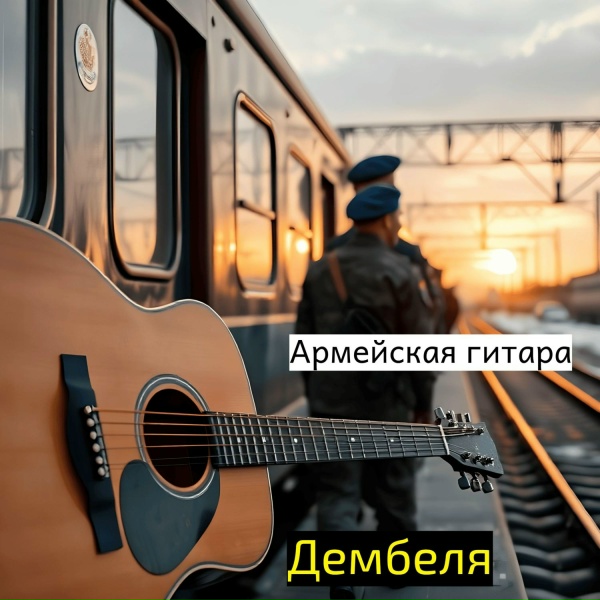 Обложка: Армейская гитара - Я еду на родной вокзал