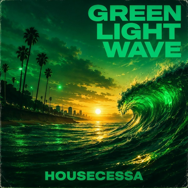 Обложка: HOUSECESSA - Green Light Wave