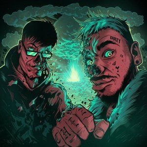 Обложка: RAM, KOMMO feat. AMATORY, АУТКАСТ - Blood