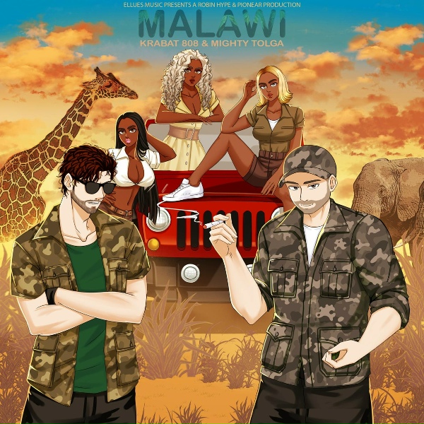 Обложка: Krabat 808, Mighty Tolga feat. Robin Hype, Pionear - Malawi