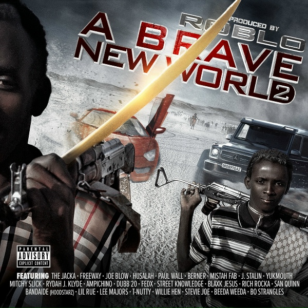 Обложка: Roblo feat. Bo Strangles, Joe Blow, Freeway, The Jacka - Dirt on My Wings