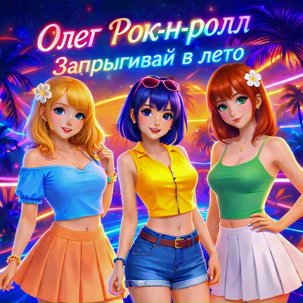 Обложка: Олег Рок-н-ролл - Девочка прилежная