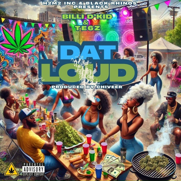 Обложка: Billi D'Kid, Te6z - Dat Loud