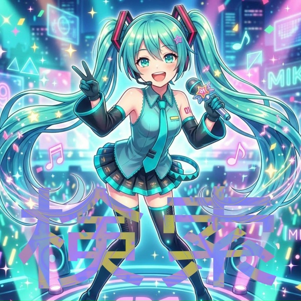 Обложка: 初音ミク, Eline Moen - 削除