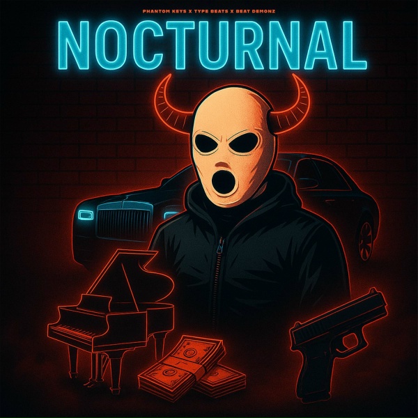 Обложка: Phantom Keys, Beat Demonz, TYPE BEATS - Nocturnal