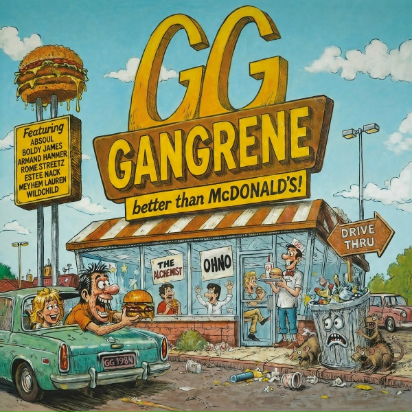 Обложка: The Alchemist, Oh No, Gangrene, Ab-Soul - King Taco