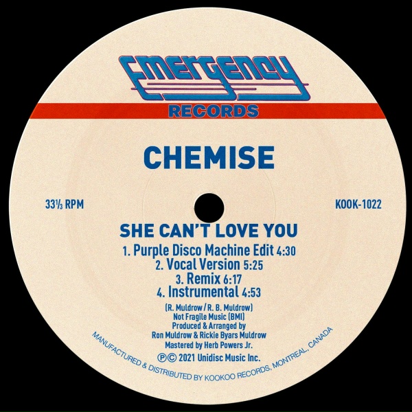 Обложка: Chemise - She Can't Love You