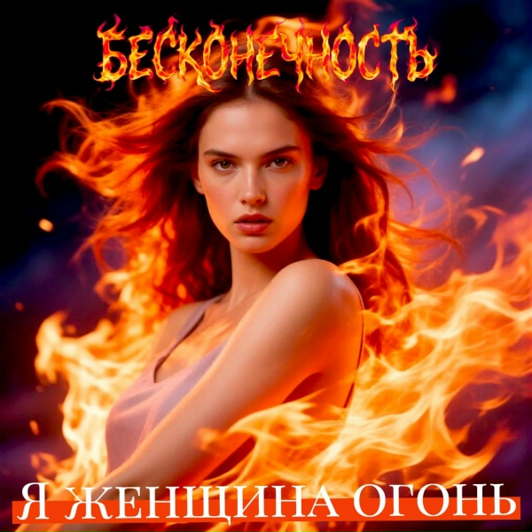 Обложка: Бесконечность - Я ЖЕНЩИНА ОГОНЬ