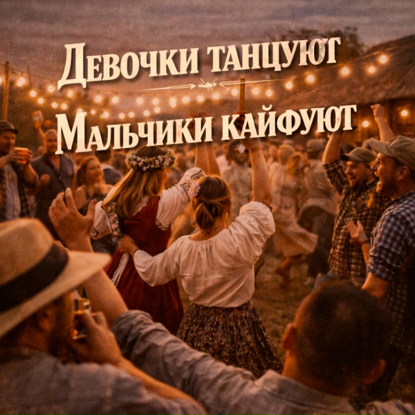 Обложка: Gudvin - Девочки танцуют мальчики кайфуют