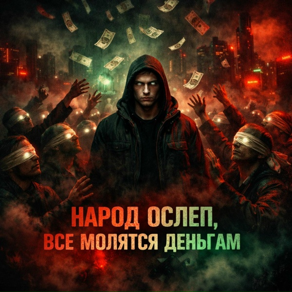 Обложка: Движовый - Народ ослеп, все молятся деньгам
