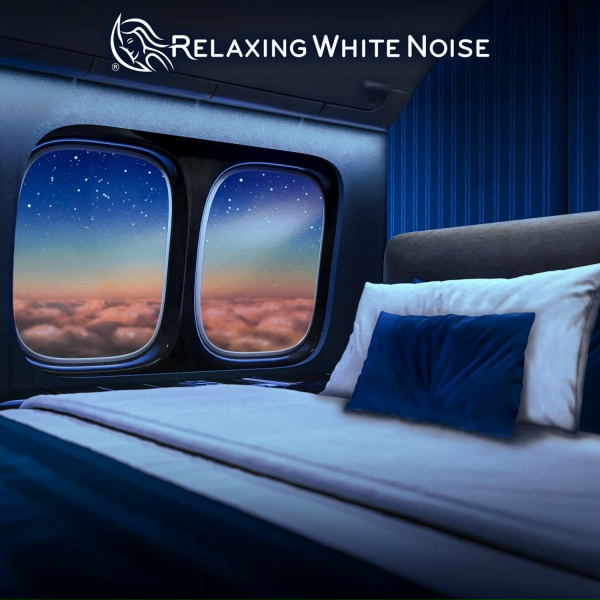 Обложка: Relaxing White Noise - Relaxing Airplane White Noise for Sleeping on Private Jet (Loop, No Fade)