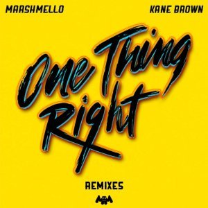 Обложка: Marshmello, Kane Brown - One Thing Right
