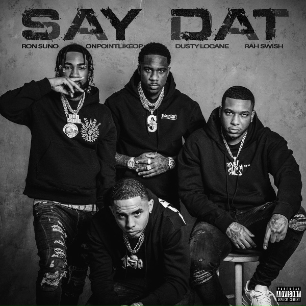 Обложка: Ron Suno, DUSTY LOCANE, OnPointLikeOP feat. Rah Swish - BUST DOWN