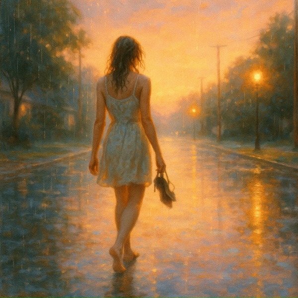 Обложка: Glass Boy on the Street - Steps on Wet Grass