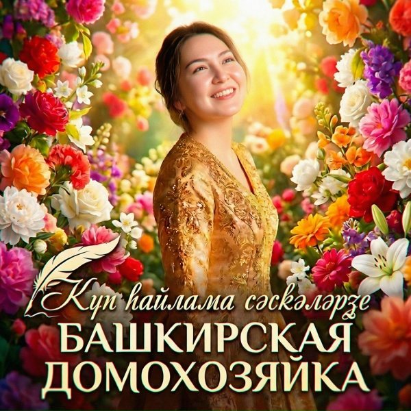 Обложка: Башкирская домохозяйка - Күп һайлама сәскәләрҙе