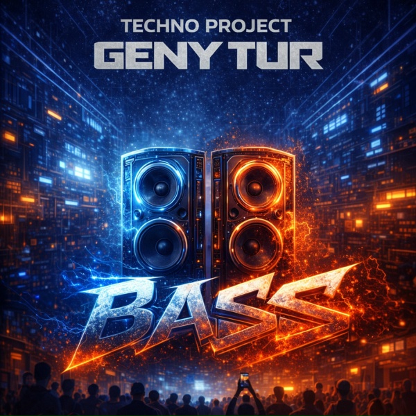 Обложка: Techno Project, Geny Tur - Bass