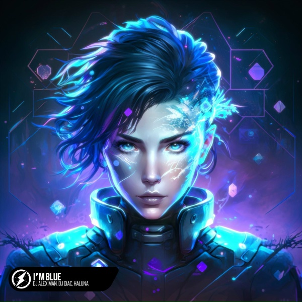 Обложка: Dj Alex Man, Dj Diac, HALUNA - I'm Blue