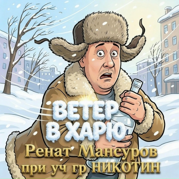 Обложка: Ренат Мансуров feat. гр НИКОТИН - Ветер в харю