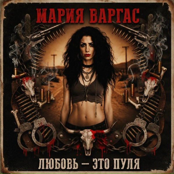 Обложка: Мария Варгас - Любовь - это пуля