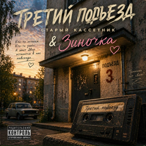 Обложка: Старый кассетник, Зиночка - Третий подъезд