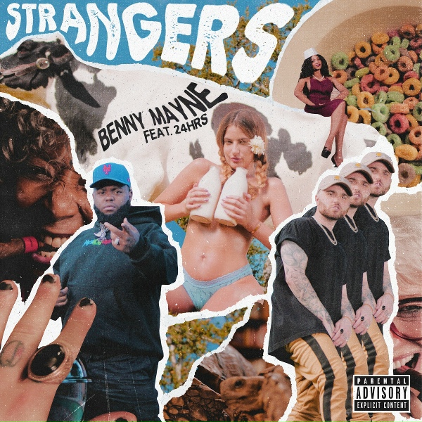 Обложка: benny mayne feat. 24hrs - strangers