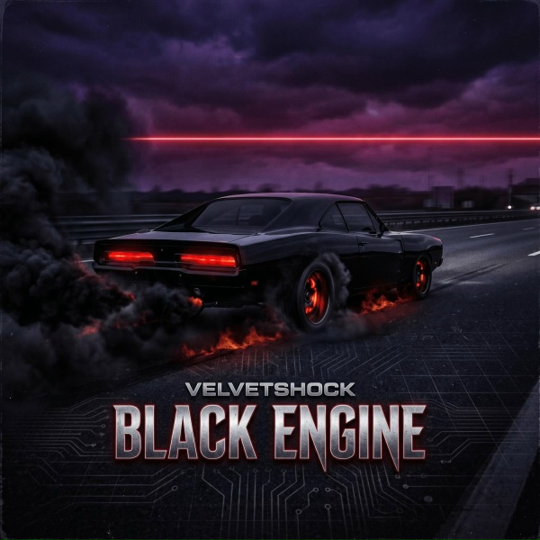 Обложка: VELVETSHOCK - Black Engine (Slow Trance Progressive Mix)
