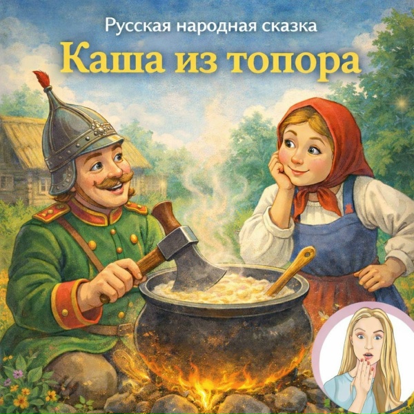 Обложка: Читает Настя Ковалёва - Каша из топора