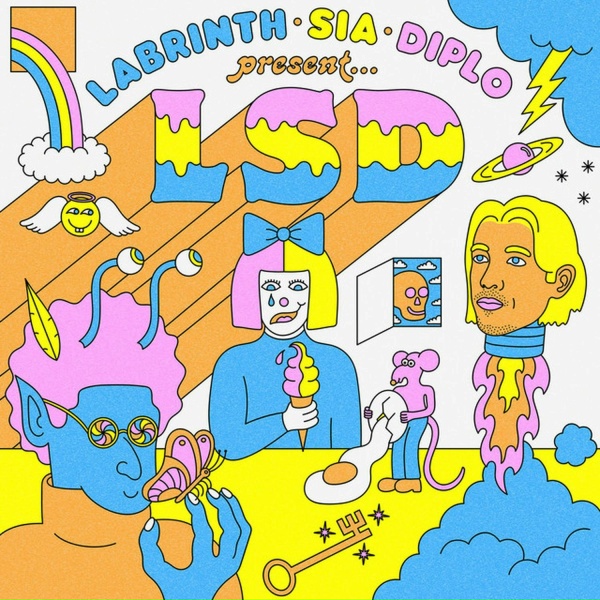 Обложка: Sia, Diplo, Labrinth, LSD - Angel in Your Eyes