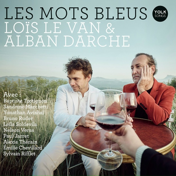 Обложка: Loïs Le Van, Alban Darche feat. Yonathan Avishaï - Les mots bleus