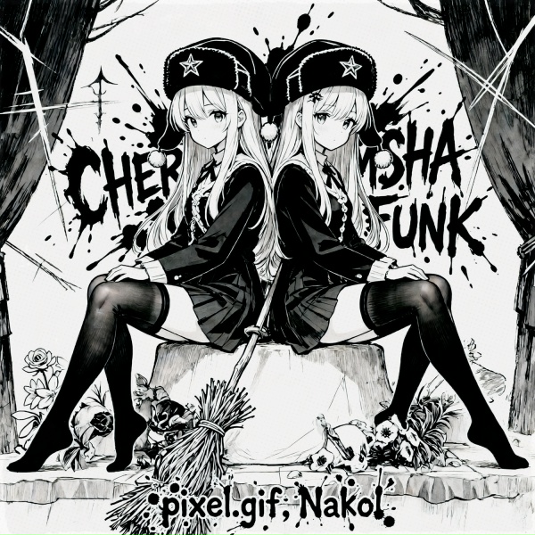 Обложка: pixel.gif, Nakol - cheremsha funk (super ultra slowed remix)
