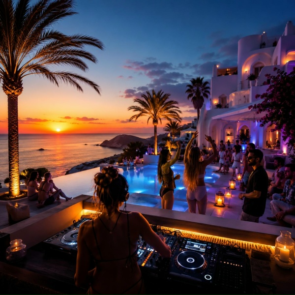 Обложка: Ibiza, Deep House, Музыка в машину - Neon Fade Drive