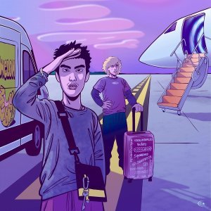 Обложка: YUNGWAY feat. 163ONMYNECK - T-City